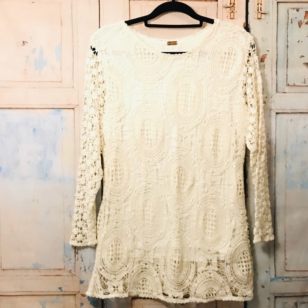 Sorrento boho crochet dress